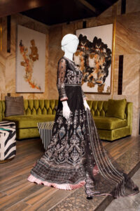 A-06 | Black Luxury Maxi for Wedding Wear