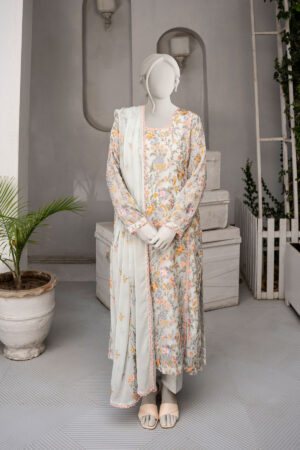 3 PIECE CHIFFON SUIT