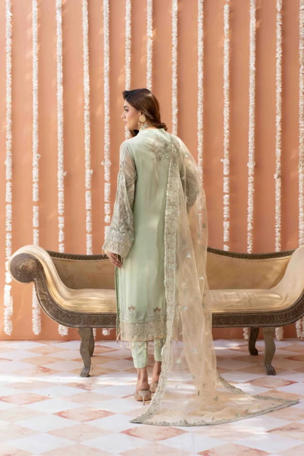 Pure Bamber Suit with Intricate Embroidery