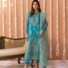 Luxurious Bamber Suit with Net Dupatta and Raw Silk Trousers