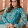Luxurious Bamber Suit with Net Dupatta and Raw Silk Trousers