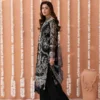 Pure Bamber Suit with Organza Border, Sequence, and Tila Work