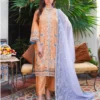 Peach & Lavender Embroidered Lawn Suit 3-Piece Unstitched (1)